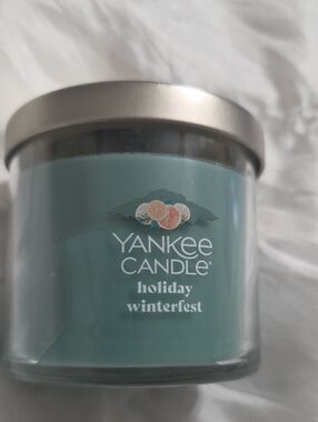 Yankee Candle Holiday Winterfest Jar Candle - Blue Green